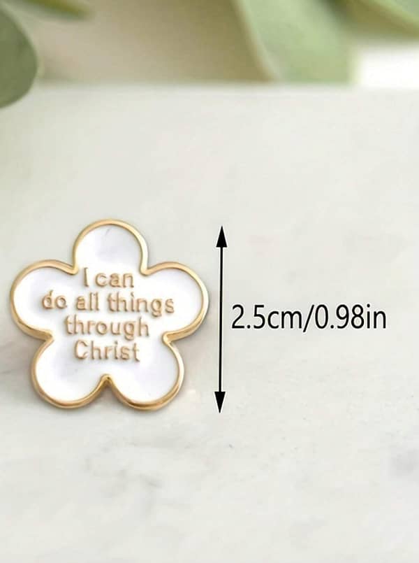 Pin Badge - I Can Do All Things Through Christ - Image 3